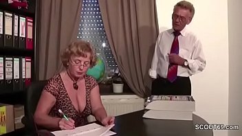 German Old Couple in First Time Porn Casting Roleplay