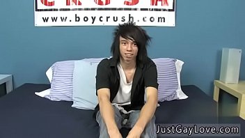 Hot emo boy fucking hard and fast gay first time Nicky Six heats up