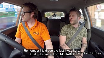 Dude gets blowjob in driving school (Stор Jerking Off! Join Now: H‌otDa​ting24.com)
