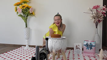 Happy B-DAY Timea Bella with drinking own piss, playing with huge toys, anal fisting, sex maschine, foot -fetish