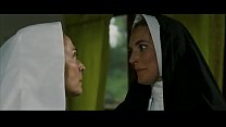 Blonde innocent nun needs forgiveness from older