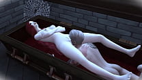 THE VAMPIRE MISTRESS SUBDUED A TEENAGE WANKER AND LICK HER PUSSY AND FUCK HER HARD IN THE ASS (SIMS 4, COSPLAY, ROUGH SEX)